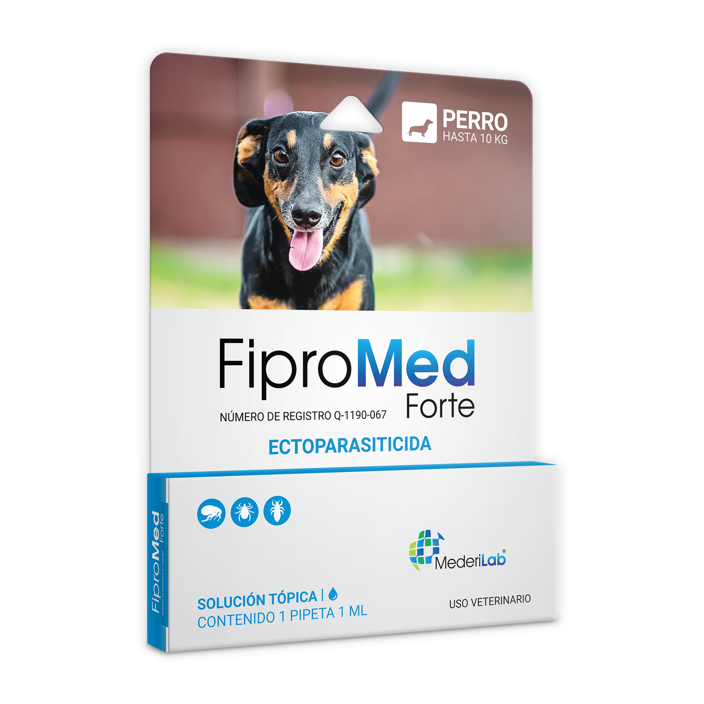 Fipromed Forte Perros 5 kg a 10 kg (1 Pipeta 1.0 mL)